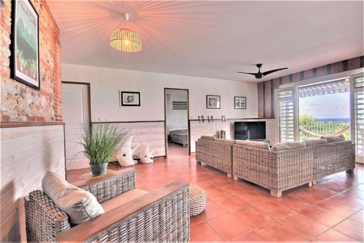 Villa Carib Turquoise : 4 Ch, Grande Piscine, Vue Sur Sainte-Lucie Riviere-Salee Экстерьер фото